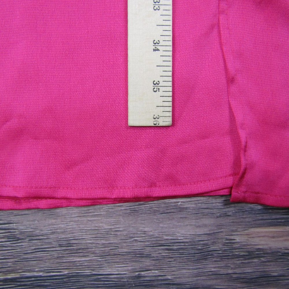 NSR NEW NWT Womens Medium Pink Lily Smocked Front Midi Dress - Picture 6 of 7